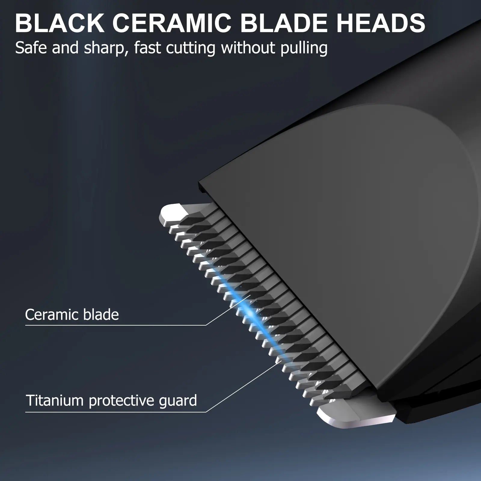 OLOV Anti-Nick Body & Ball Trimmer - Safe Ceramic Blade Groomer for Men, Electric Razor