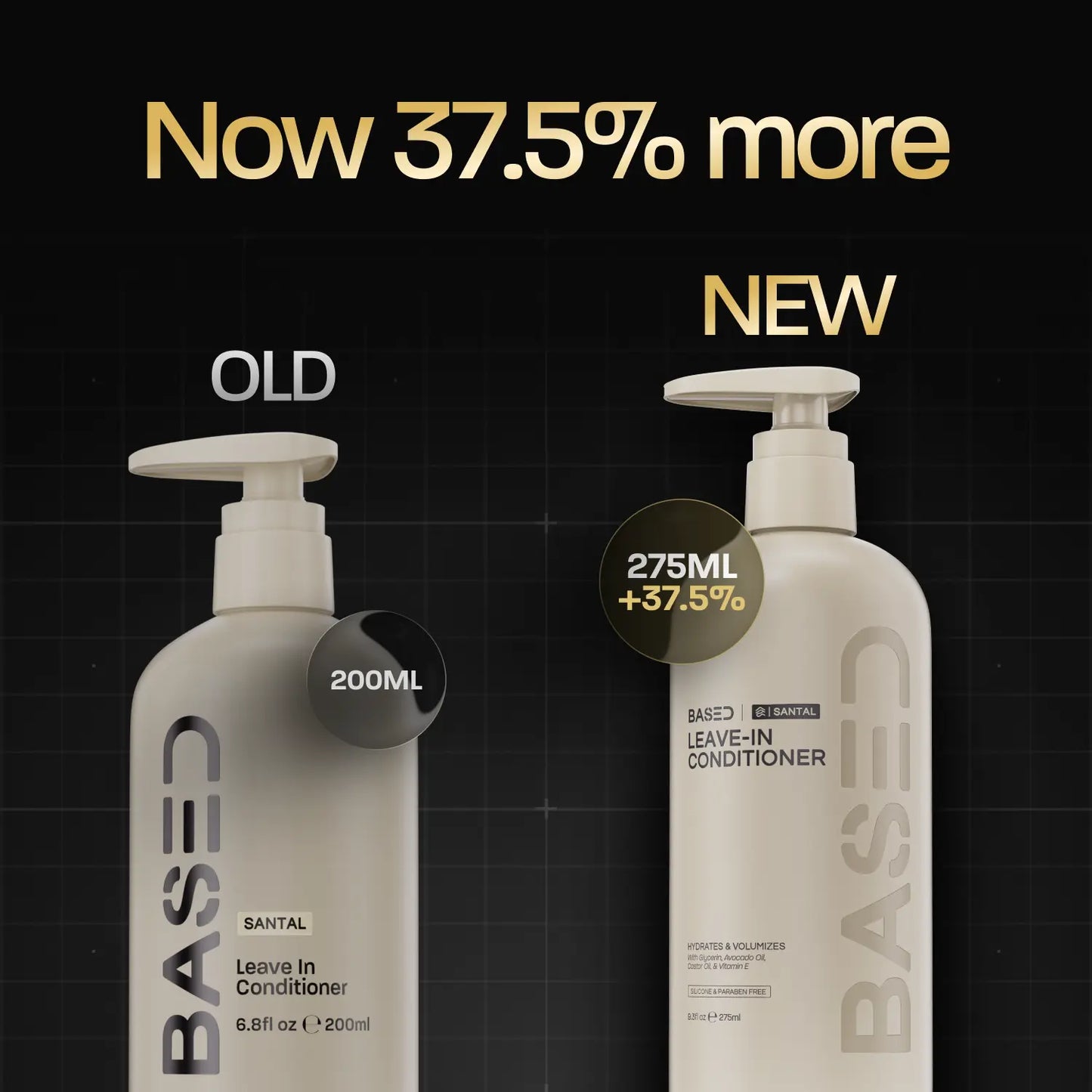 BASED Leave-In Conditioner | Instant Hydration & Anti-Frizz | Simple, Effective, BASED.